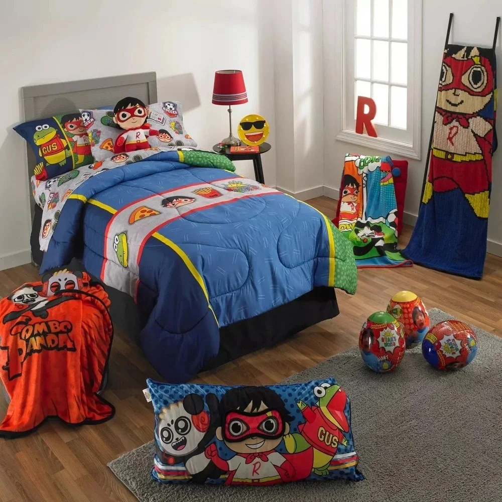 NEW Ryans World Micro Fiber Kids Super Soft Comforter Twin Size 64